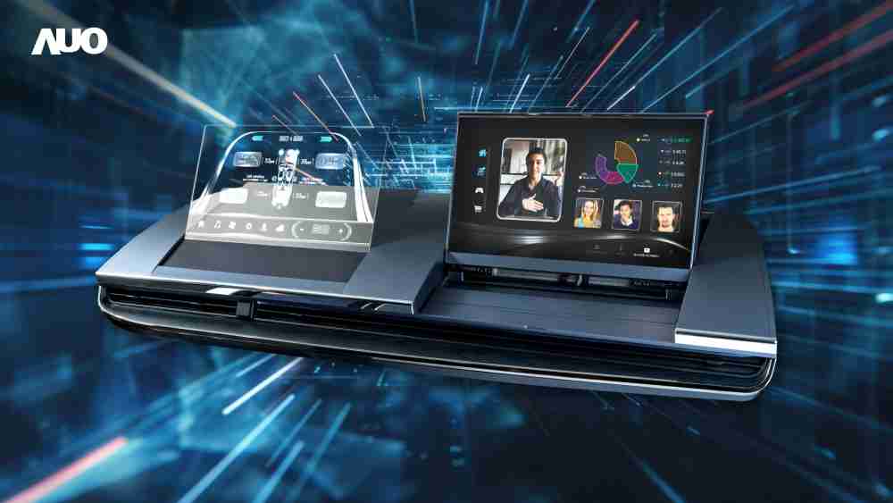 2121非凡Micro LED Display HMI解决方案打造透明Micro LED前座仪表，，呈现信息并保留驾驶视野开阔；亦为副驾驶座乘客打造收放自如的Micro LED屏幕，，，，在不影响显示质量的前提于显示区内建镜头，，，，让用户能与视讯对象直接眼神接触，，，提供绝佳的双向沟通体验